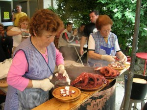 Spanische Küche in spanischen Schulen