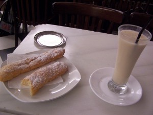 Horchata est une boisson pour les étudiants espagnols