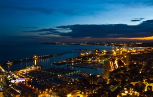 Views of the city of Alicante, a city to study Spanish