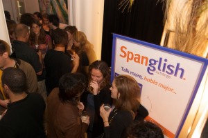 Ein Treffen von spanischen Studenten