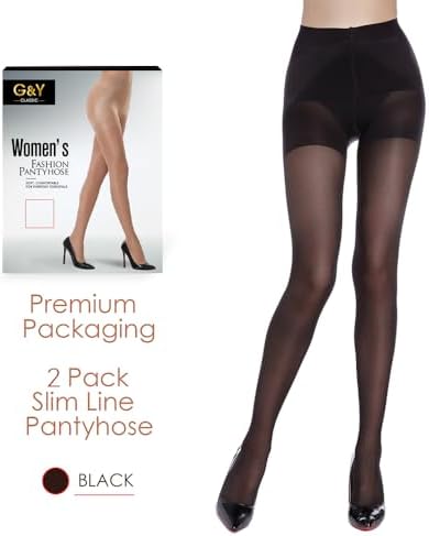 Review: G&Y 40D Sheer Tights – Control Top Support Stockings插图5