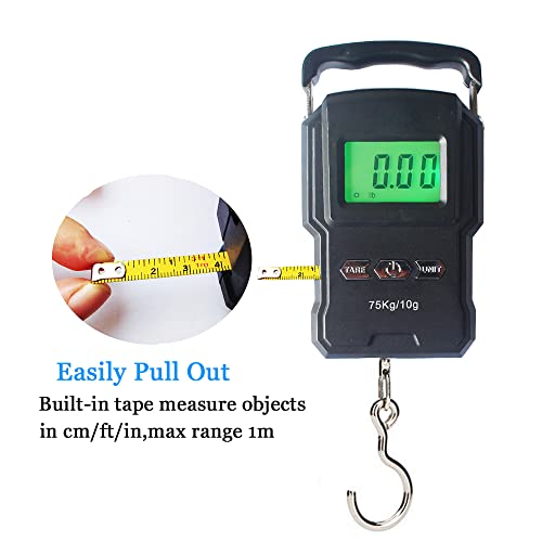 Weigh and Measure with Ease: YAGSUW Portable Electronic Hook Scale with Measuring Tape插图4