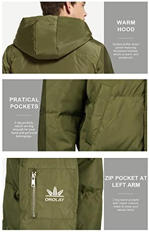 Cozy up in Style: Our Review of Orolay Men’s Thickened Down Jacket Winter Warm Down Coat插图4