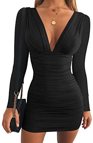 Review: GOBLES Women’s Sexy Bodycon Mini Dress for Party Perfection插图6