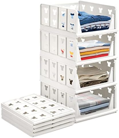 Organize Your Space with Hossejoy 4 Pack Closet Shelves!插图4