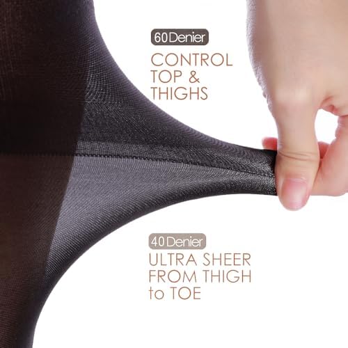 Review: G&Y 40D Sheer Tights – Control Top Support Stockings插图