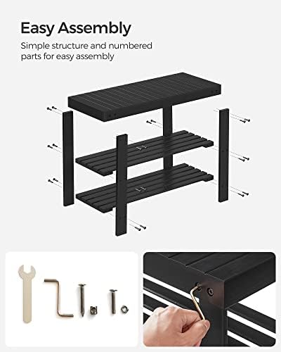 Neat Entry, Strong Support: Our Review of the SONGMICS Shoe Rack Bench插图3