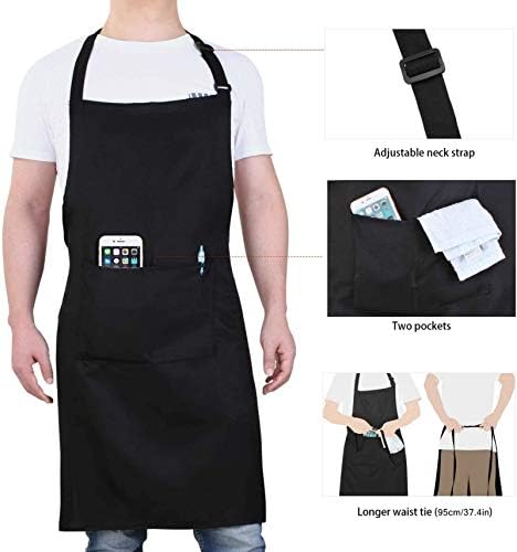 Ultimate Chef Apron Review: Will Well Professional Cooking Apron – Black插图3