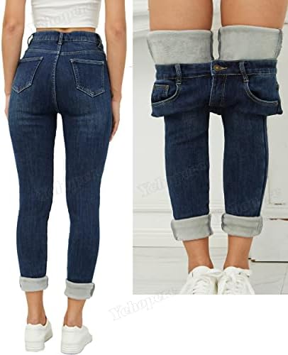 Yehopere Fleece Lined Jeans: A Cozy Solution for Winter Style插图2