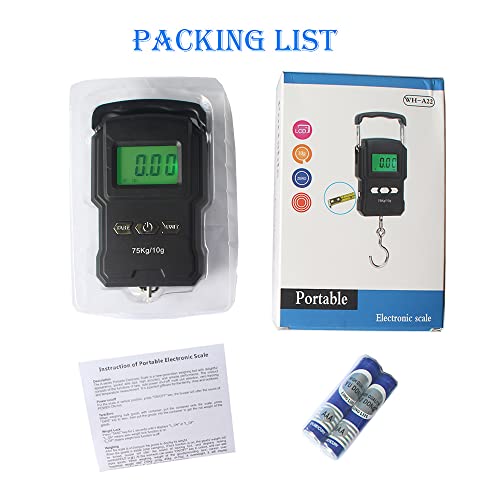 Weigh and Measure with Ease: YAGSUW Portable Electronic Hook Scale with Measuring Tape插图3