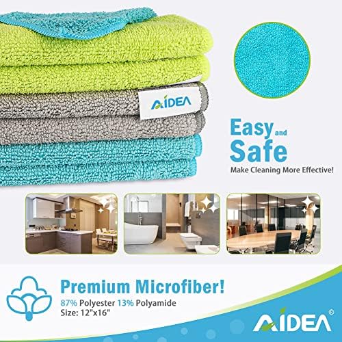 Sparkling Reviews: AIDEA Microfiber Cleaning Cloths-8PK Analysis插图3