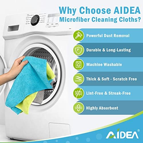 Sparkling Reviews: AIDEA Microfiber Cleaning Cloths-8PK Analysis插图5