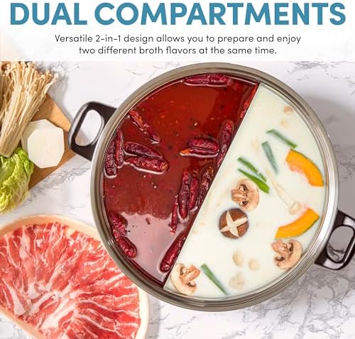 Double the Flavor, Double the Fun: Aroma Housewares Shabu Hot Pot Review插图2