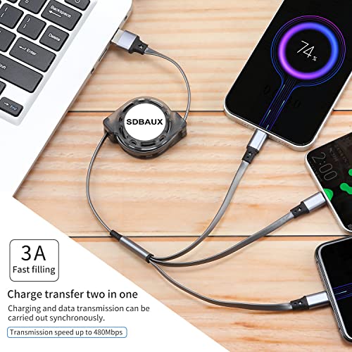 Charging On the Go: SDBAUX 2Pack Multi USB Cable Review插图3