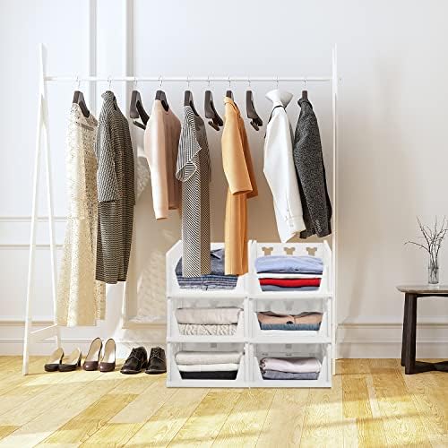 Organize Your Space with Hossejoy 4 Pack Closet Shelves!插图6