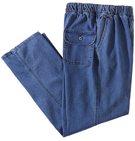 A Comfortable and Practical Choice: IDEALSANXUN Men’s Elastic Waist Jeans Review插图4