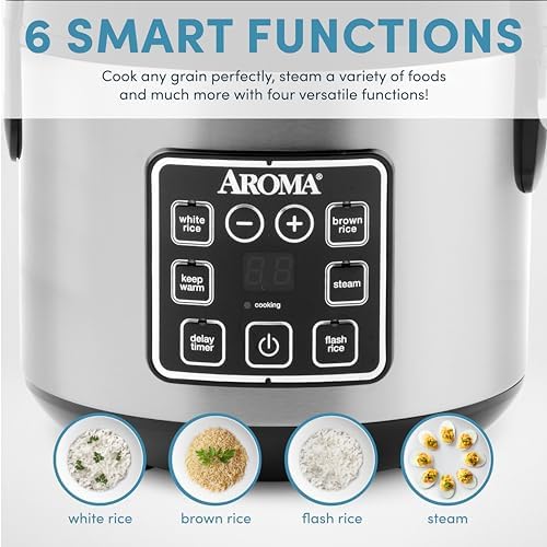 Our In-Depth Review: AROMA Digital Rice Cooker, 8-Cup (Cooked) – The Perfect Kitchen Companion插图