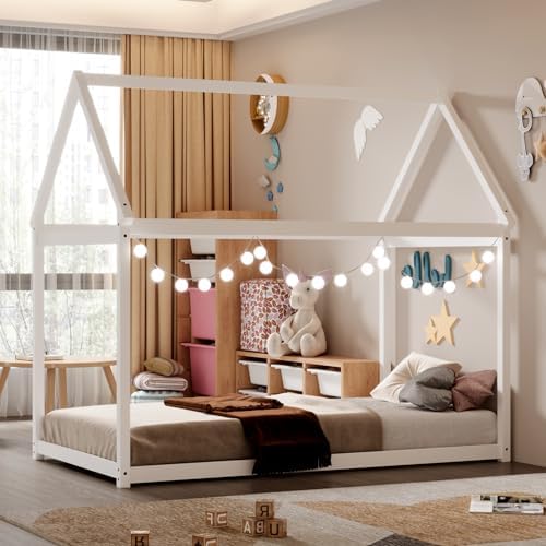 Magical Wonder: Giantex Twin House Bed – A Dreamy Escape for Kids!插图4